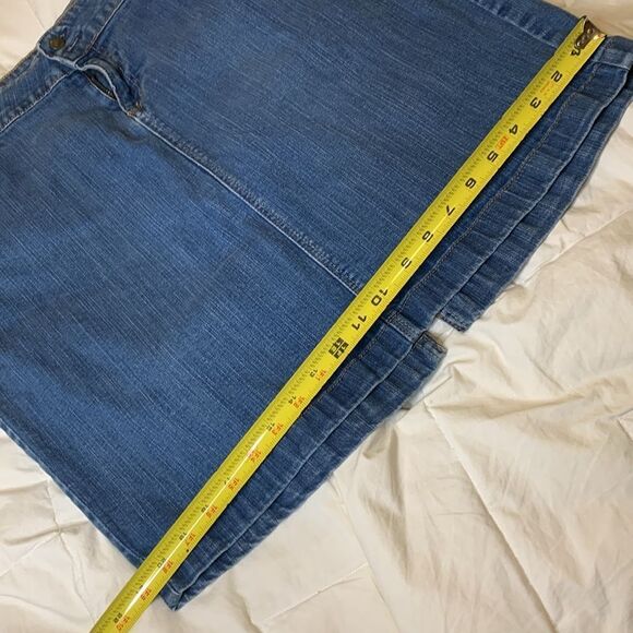 Old Navy Blue Pencil Mini Skirt Casual - Picture 8 of 9